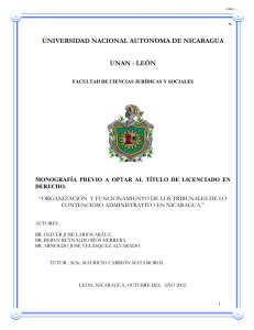 De lo Contencioso Administrativo - Universidad Nacional Autónoma