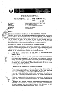 Resolución N°1909-2013-SUNARP-TR-L