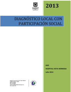 diagnóstico local con participación social