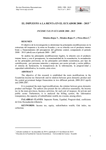 6.- el impuesto a la renta en el ecuador 2000 – 2015