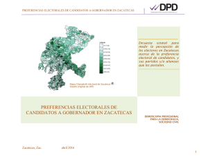 Metodología y resultados - Instituto Electoral del Estado de Zacatecas