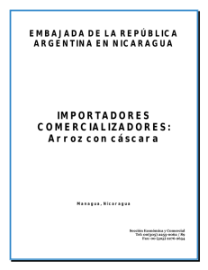 Arroz con cáscara - Argentina Trade Net