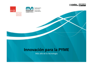 ponencia innovacion para la pyme