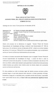 REPÚBLICA DE COLOMBIA Rama Judicial del Poder Publico