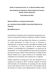 Manuel Valdivia y su impacto internacional