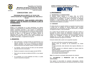 República de Colombia Ministerio de Salud y Protección Social