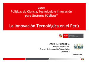 La Innovación Tecnológica en el Perú