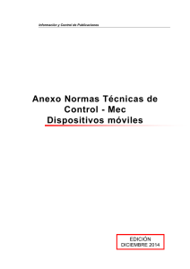 Anexo Normas Técnicas de Control - Mec Dispositivos móviles