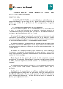17. Plan Local de Quemas - Ayuntamiento de Mutxamel