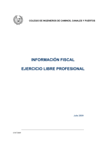 información fiscal ejercicio libre profesional - CICCP