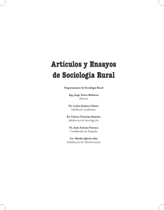Artículos y ensayos de Sociología Rural. Número 18