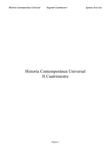 Historia Contemporánea Universal II Ctm. (Temas)