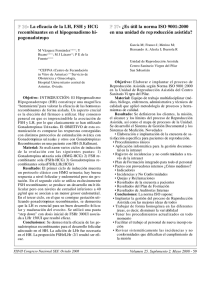 P 36- La eficacia de la LH, FSH y HCG recombinantes en el