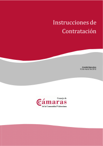 Manual de contratación - Consejo de Cámaras de la Comunidad