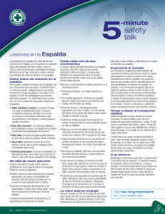 5safety talk - National Safety Council