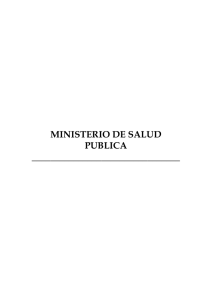 MINISTERIO DE SALUD PUBLICA