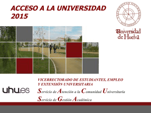 Diapositiva 1 - Universidad de Huelva