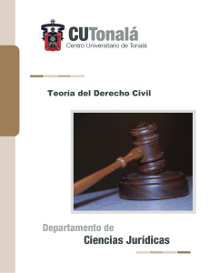 Teoría del Derecho Civil - Universidad de Guadalajara