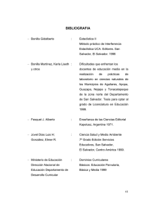 bibliografia - Universidad Francisco Gavidia