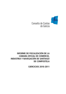 informe de fiscalización de la cámara oficial de comercio, industria y