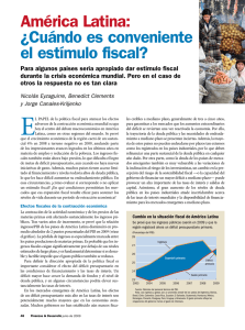 América Latina: ¿Cuándo es conveniente el estímulo fiscal?
