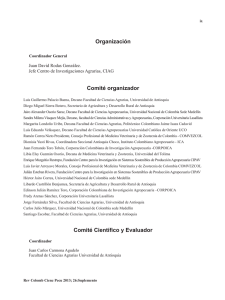 Organización Comité organizador Comité Científico y Evaluador