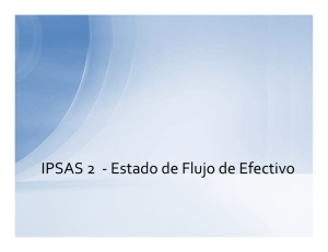 IPSAS 2 - Estado de Flujo de Efectivo