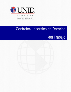 Contratos Laborales en Derecho del Trabajo