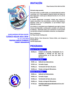 invitación programa - Playa Grande Yachting Club