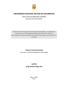 UNIVERSIDAD NACIONAL MAYOR DE SAN MARCOS Factores de