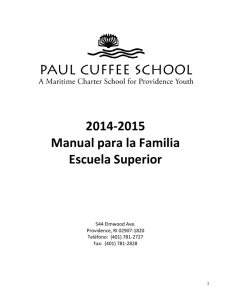 2014-2015 Manual para la Familia Escuela Superior