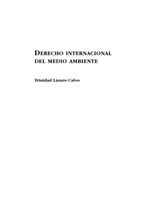derecho internacional del medio ambiente