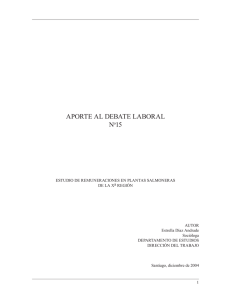 APORTE AL DEBATE LABORAL No15