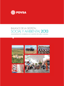 Balance de la gestión social y ambiental 2013 (parte 1)