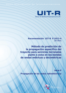 Recomendación UIT-R P.1812-4