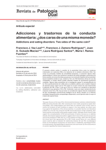 Adicciones y trastornos de la conducta alimentaria: ¿dos caras de