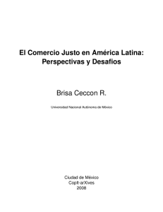 El Comercio Justo en América Latina: Perspectivas y Desafios Brisa