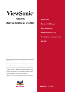 CD5233 LCD Commercial Display