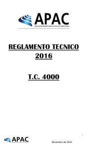 Reglamento Técnico TC 4000