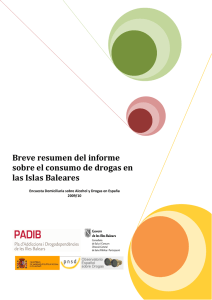 Resumen Informe EDADES Islas Baleares