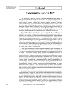 Editorial Celebración Darwin 2009