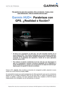 Garmin HUD+: Parabrisas con GPS. ¿Realidad o ficción?