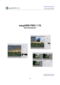 easyHDR tutorial