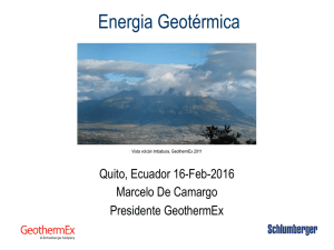 presentación potencial de la geotermia en el ecuador