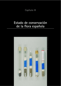 Estado de conservación de la flora española