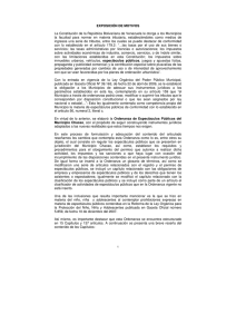 Ordenanza de Espectáculos Públicos del Municipio Chacao N° 005