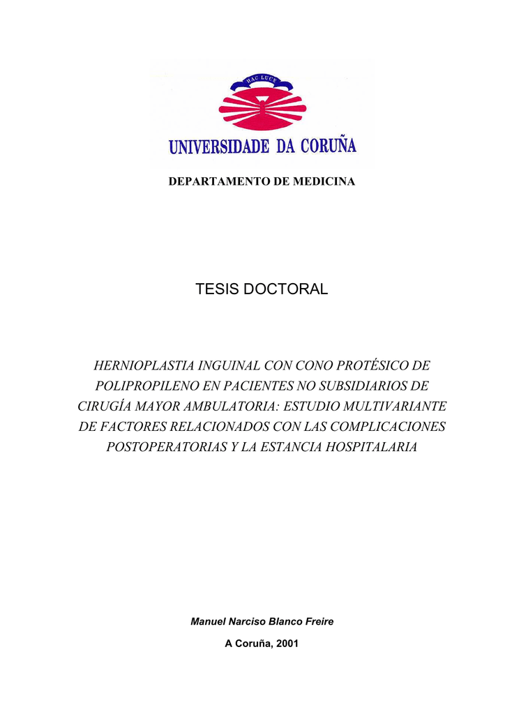 Complicaciones del parche Kugel de la hipertensión
