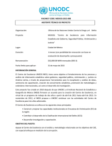 VACANCY CODE: MEXX35-2015-008 ASISTENTE TÉCNICO DE