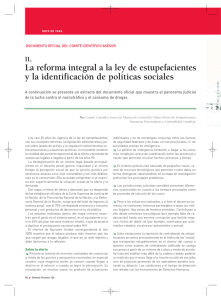 La reforma integral a la ley de estupefacientes y la identificación de