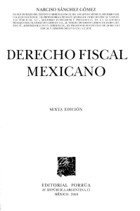 derecho fiscal mexicano